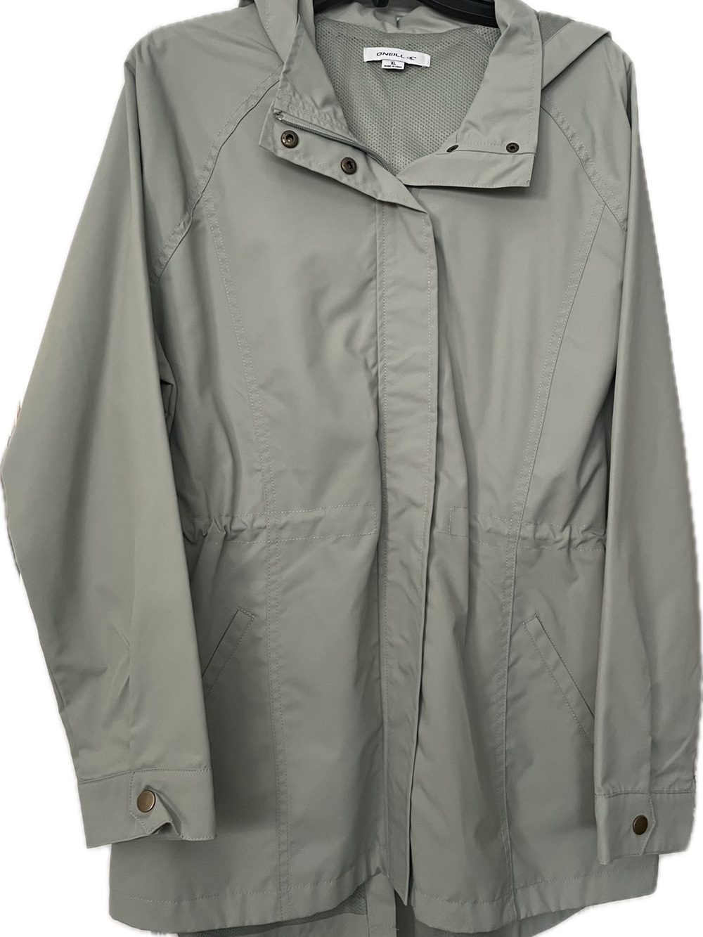 O'Neill Sage Green Hooded Utility Jacket NWT